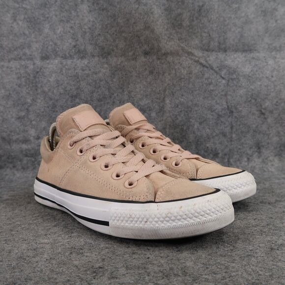 Converse Shoes Womens 7 Sneakers Chuck Taylor All Star Madison Leather Pink Low - Picture 1 of 14